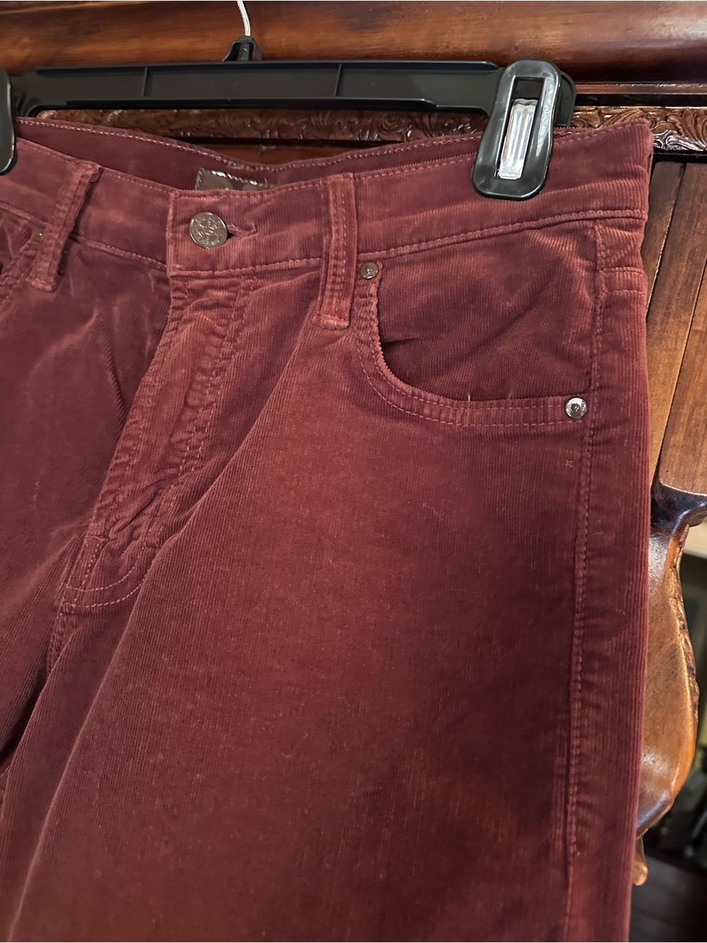 MOTHER Mid Rise Rider Ankle Cords - Picture 7 of 9